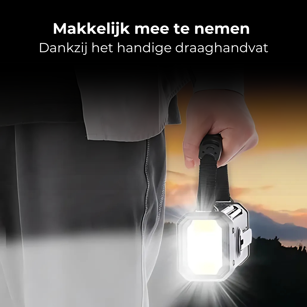 Premium noodradio en powerbank (10.000 mAH) Zwart